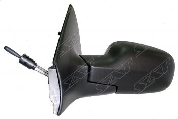 2 299 р. Боковое левое зеркало заднего вида SAT (механическое) Renault Megane седан  дорестайлинг (2002-2006) (Неокрашенное). Увеличить фотографию 1