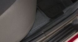 1 299 р. Накладки на ковролин задних дверей автомобиля RA Renault Sandero (BS) (2009-2014). Увеличить фотографию 1