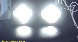 2 179 р. Разработка и создание уникальных дневных ходовых огней LED АвтоТК BMW X5 E70 дорестайлинг (2006-2010) (4 LED/модуль, Цвет свечения: холодный белый, Выключение ДХО при габаритах, Взамен ПТФ). Увеличить фотографию 11