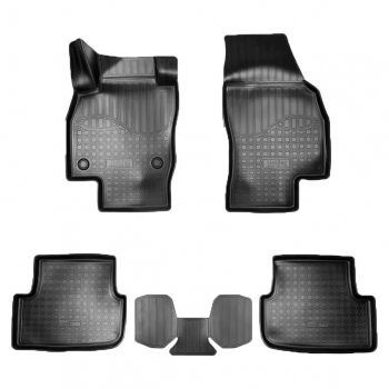1 869 р. Коврики салона Norplast Seat Arona (2017-2024) (Цвет: черный). Увеличить фотографию 1