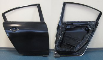 18 999 р. Правая задняя дверь BodyParts Mazda 3/Axela BK дорестайлинг седан (2003-2006) (Неокрашенная). Увеличить фотографию 1