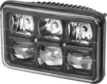 Встраиваемая универсальная светодиодная фара (167х107х81 мм 60W) РИФ KIA Ceed 1 ED дорестайлинг, хэтчбэк 5 дв. (2006-2010)