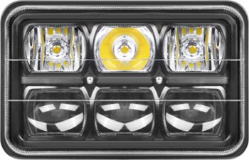 4 399 р. Встраиваемая универсальная светодиодная фара (167х107х81 мм 60W) РИФ INFINITI FX45 1 S50 дорестайлинг (2002-2005). Увеличить фотографию 2