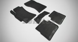 Износостойкие коврики в салон с рисунком Сетка SeiNtex Premium 4 шт. (резина) Subaru Forester SH (2008-2013)