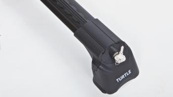 9 899 р. Багажник на крышу TURTLE Air3 (в штатные места с резьбовым соединением)  Suzuki Grand Vitara ( JT 5 дверей,  JT 3 двери,  JT) (2005-2016) (черный). Увеличить фотографию 2
