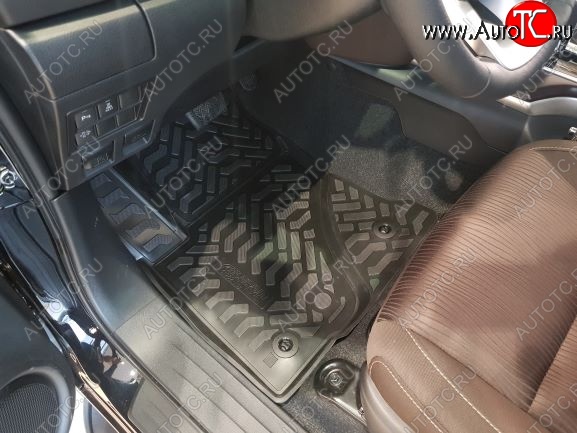 1 679 р. Комплект ковриков в салон Aileron 3D  Toyota Fortuner  AN160 (2015-2024)