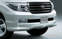 9 299 р. Накладка на передний бампер ORIGINAL  Toyota Land Cruiser  200 (2007-2012) (Неокрашенная). Увеличить фотографию 1