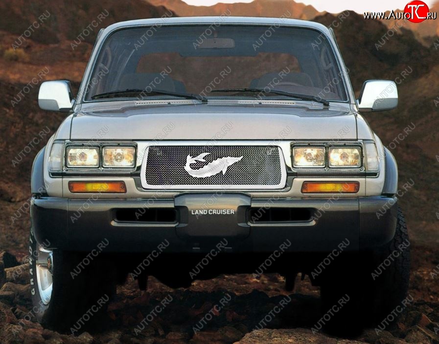 11 999 р. Решетка радиатора (дорестайл) CrTuning Toyota Land Cruiser 80 (1989-1997) (Осетр)