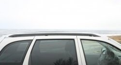 3 299 р. Рейлинги Лидер Премиум на автомобиль Лада Калина 2194 универсал (2014-2018) (Цвет: чёрный). Увеличить фотографию 4