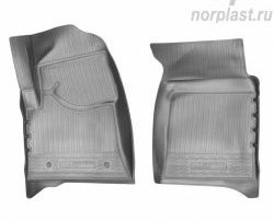 Комплект ковриков в салон (от 2013 г.в.) Norplast 3D (передние) Уаз Патриот 23632 1 рестайлинг пикап (2014-2016)