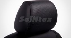 4 499 р. Чехлы для сидений SeiNtex (экокожа, черные) Уаз Патриот 3163 5-дв. 1-ый рестайлинг (2014-2016) (цвет: Серый). Увеличить фотографию 3