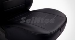 4 499 р. Чехлы для сидений SeiNtex (экокожа, черные)  Уаз Патриот  3163 5-дв. (2014-2016) (цвет: Серый). Увеличить фотографию 5