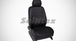 Чехлы для сидений SeiNtex (экокожа, черные) Уаз Патриот 3163 5-дв. 1-ый рестайлинг (2014-2016)