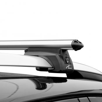 6 799 р. Багажник в сборе LUX Элегант BMW X5 E70 дорестайлинг (2006-2010) (поперечины аэро-классик, длина 120 см). Увеличить фотографию 3