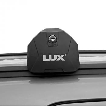 8 159 р. Багажник в сборе универсальный (на интегрированые рейлинги) LUX SCOUT Audi A8 D4 дорестайлинг, седан (2009-2013) (серые поперечины). Увеличить фотографию 5