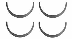 4 699 р. Универсальные накладки на колёсные арки RA (70 мм)   (Глянец: 4 шт. (2 мм)). Увеличить фотографию 6