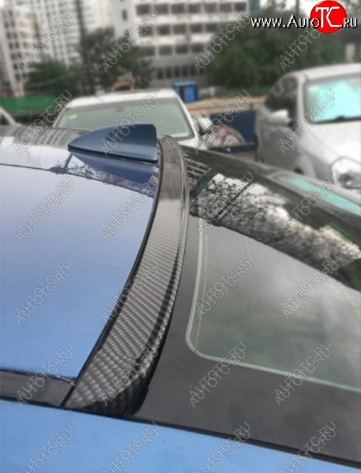 1 779 р. Универсальный козырёк на заднее стекло SAMURAI Mazda 626 GD седан (1987-1992) (цвет: чёрный)