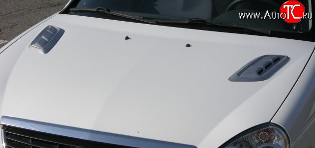 2 849 р. Накладки на капот Style v4 Chevrolet Cruze седан J300 (2009-2012) (Неокрашенные)