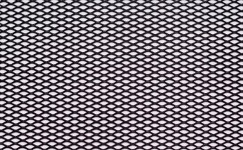 Сетка алюминиевая универсальная ЭКО (ромб, 15 мм, чёрная) KIA Rio 3 QB дорестайлинг седан (2011-2015)  (250x1200 mm)