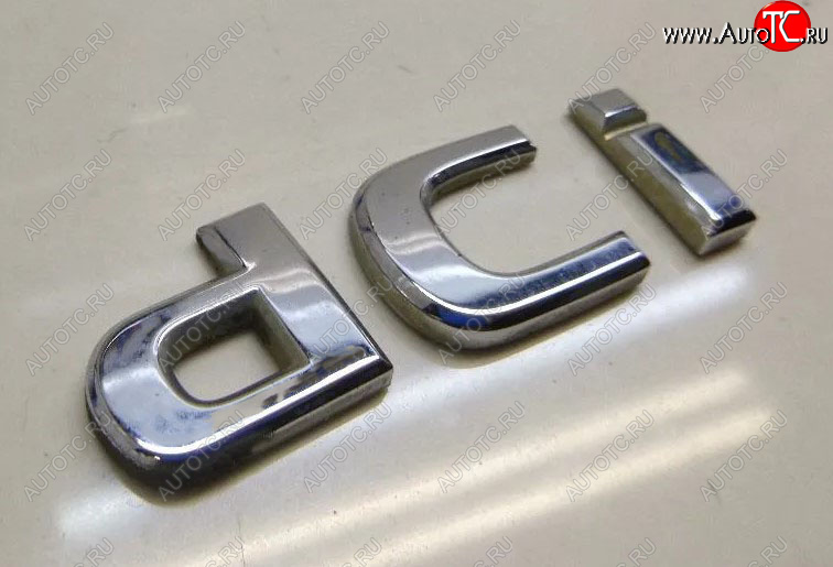 999 р. Эмблема крышки багажника dCi Лада 2112 хэтчбек (1999-2008) (Хром)