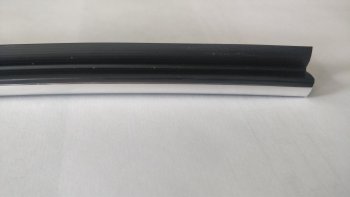104 р. Универсальный уплотнитель FlexLine (жесткий 8 mm U-LIP, хромированная полоса, 1 погонный метр) Skoda Octavia A7 дорестайлинг универсал (2012-2017). Увеличить фотографию 3
