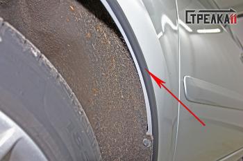 1 949 р. Универсальный антискол колесных арок (134-139 см) Стрелка11 Volkswagen Jetta A5 седан (2005-2011) (2 штуки). Увеличить фотографию 7