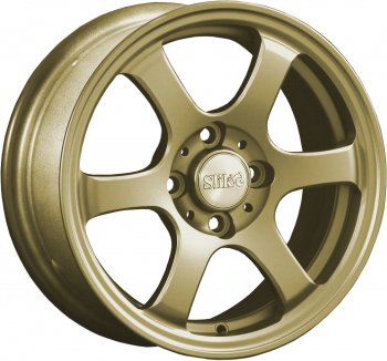 Кованый диск Slik Classik 6x14 (Металлик золотой) Toyota Belta/Yaris XP90 седан (2005-2012) 4x100.0xDIA54.1xET39.0