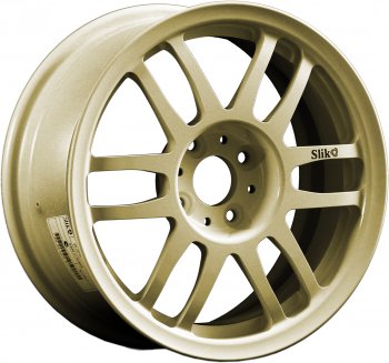 Кованый диск Slik Classik 6.5x15 (Металлик золотой) Opel Corsa E (2014-2019) 4x100.0xDIA56.6xET39.0
