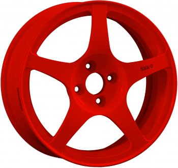 Кованый диск Slik classik R16x6.5 Красный (RED) 6.5x16 Hyundai I40 1 VF рестайлинг седан (2015-2019) 5x114.3xDIA67.1xET40.0