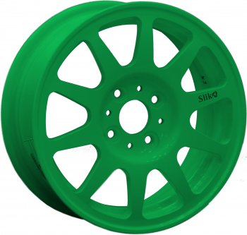 13 699 р. Кованый диск Slik Classik 5.5x14 (Зелёный) Уаз Патриот 3163 5-дв. 1-ый рестайлинг (2014-2016) 5x139.7xDIA108.1xET35.0 (Цвет: Зелёный). Увеличить фотографию 1
