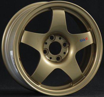 Кованый диск Slik Sport 6.5x15 (Металлик золотой) 6.5x15/4-5x98-120 D54.1-72.6 Nissan Primera седан P11 дорестайлинг (1995-2000) 4x114.3xDIA66.1xET45.0