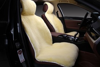 Накидка на переднее сиденье AUTOPILOT Короткий ворс (1 шт., овчина (Австралия), цельная шкура класс А) 