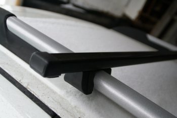 1 599 р. Комплект поперечин для рейлингов АвтоТК v1 Лада Приора 21728 купе дорестайлинг (2010-2013) (Цвет: чёрный (стальные), Длина: 1300мм). Увеличить фотографию 4
