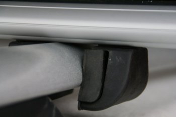 1 599 р. Комплект поперечин для рейлингов АвтоТК v1 Лада Приора 21728 купе дорестайлинг (2010-2013) (Цвет: чёрный (стальные), Длина: 1300мм). Увеличить фотографию 13
