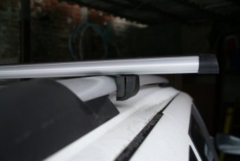 1 599 р. Комплект поперечин для рейлингов АвтоТК v1 Лада Приора 21728 купе дорестайлинг (2010-2013) (Цвет: чёрный (стальные), Длина: 1300мм). Увеличить фотографию 16