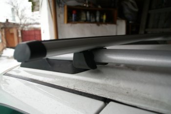 1 599 р. Комплект поперечин для рейлингов АвтоТК v1 BMW X5 E70 дорестайлинг (2006-2010) (Цвет: чёрный (стальные), Длина: 1300мм). Увеличить фотографию 9