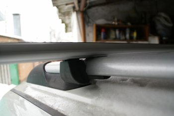 1 599 р. Комплект поперечин для рейлингов АвтоТК v1 Chevrolet Epica V250 (2006-2012) (Цвет: чёрный (стальные), Длина: 1300мм). Увеличить фотографию 11