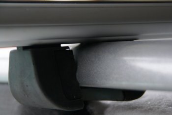1 599 р. Комплект поперечин для рейлингов АвтоТК v1 Chevrolet Epica V250 (2006-2012) (Цвет: чёрный (стальные), Длина: 1300мм). Увеличить фотографию 12