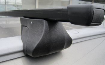 Комплект поперечин с крепежом для интегрированых рейлингов Integra BMW X5 E70 дорестайлинг (2006-2010)  (Стальные поперечины 1200 мм)