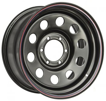 Штампованый диск OFF-ROAD Wheels (стальной усиленный, круг - черный). 8.0 x 17 Nissan (Нисан) Safari (Сафари)  Y61 (1997-1999), Toyota (Тойота) FJ-Cruiser (Фджей) (2006-2018)