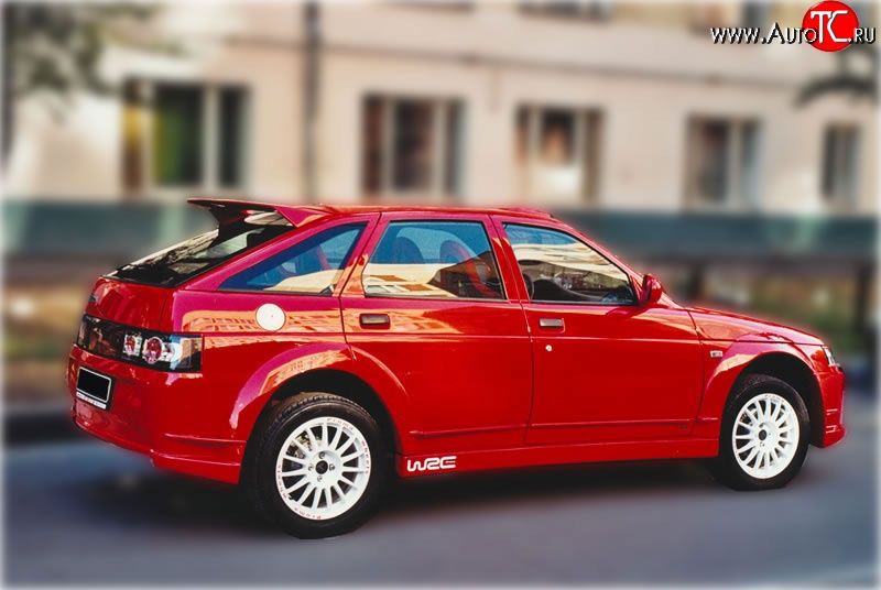 6 999 р. Задний бампер WRC Evo  Лада 2112 ( хэтчбек,  купе) (1999-2009) (Неокрашенный)