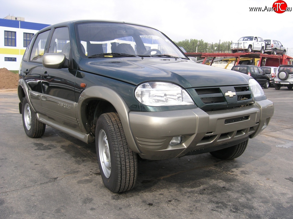 1 069 р. Комплект пластиковых порогов KURAJ V2  Chevrolet Niva  2123 (2002-2008), Лада 2123 (Нива Шевроле) (2002-2008) (Неокрашенные)