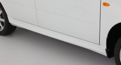 3 399 р. Пластиковые накладки на пороги Бавария Datsun mi-DO (2014-2024) (Неокрашенные). Увеличить фотографию 2