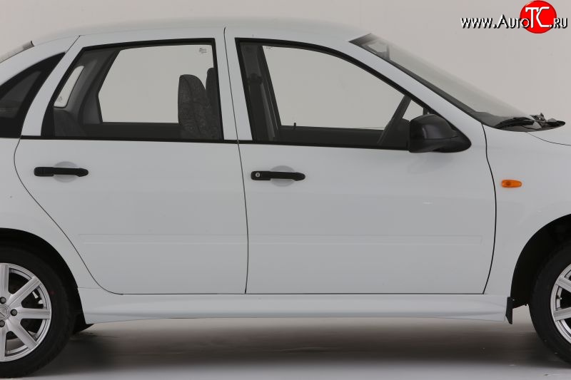 3 399 р. Пластиковые накладки на пороги Бавария Datsun mi-DO (2014-2024) (Неокрашенные)