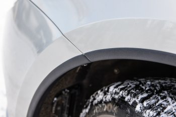 4 099 р. Защитные накладки на арки ArtForm Datsun mi-DO (2014-2024) (Поверхность: шагрень). Увеличить фотографию 4