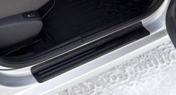 1 899 р. Накладки на порожки автомобиля RA Лада Ларгус дорестайлинг R90 (2012-2021). Увеличить фотографию 1