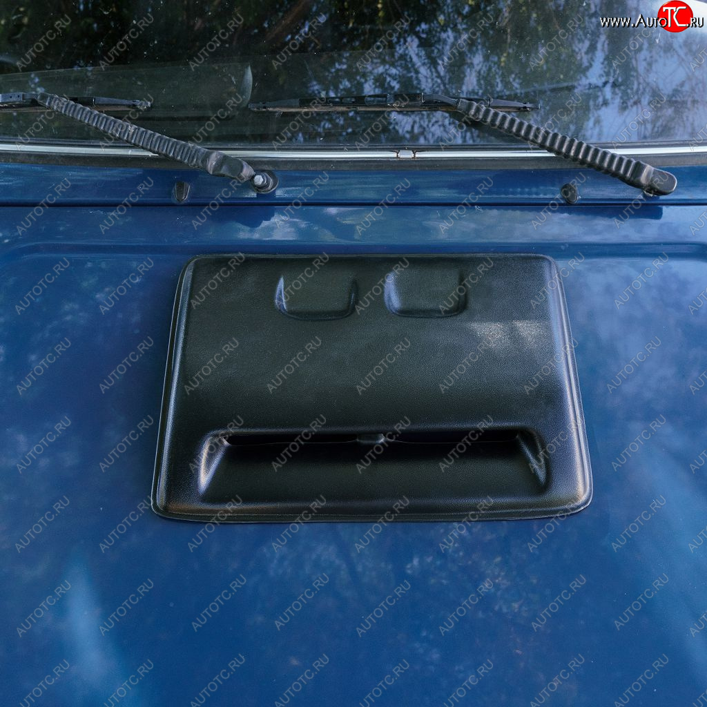 399 р. Воздухозаборник капота Autodemic (малый квадрат, 20х20х7 см.) Chevrolet Lacetti хэтчбек (2002-2013)