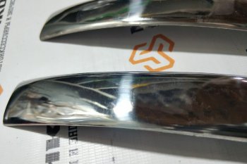 1 899 р. Хромированые накладки на ручки дверей CrTuning  Лада Веста ( 2180 седан,  SW 2181,  NG 2180 седан) (2015-2024). Увеличить фотографию 2