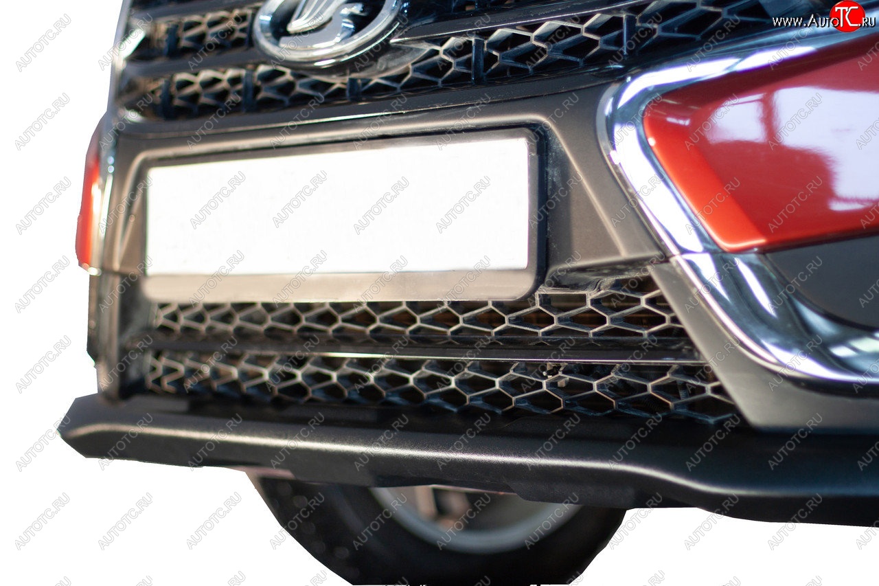 2 499 р. Накладка переднего бампера АртФорм Лада Веста 2180 седан дорестайлинг (2015-2023)