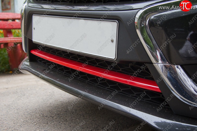 1 899 р. Накладка на передний бампер АртФорм Лада Веста 2180 седан дорестайлинг (2015-2023) (Окрашенная)